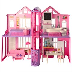 Ляльковий будиночок з меблями, 2 поверхи, DEFA 8440-BF , 85*70*39 см, 8440-BF