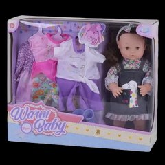 Кукла, Пупс WARM BABY 39 СМ c одеждой RT 05081-2