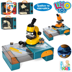 Ігровий набір дослідника, мікроскоп, 23см, Limo Toy, SK-0029-ABC