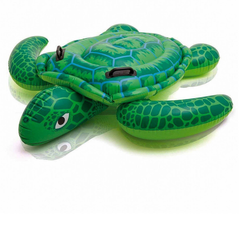 Дитячий надувний плотик для катання «Черепаха», Intex 57524, 150 х 127 см