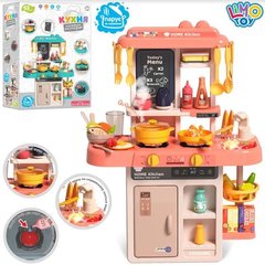 Детская игровая кухня Limo Toy, звук, вода, свет, пар, 53 предмета, 63×45,5×22см, 889-256